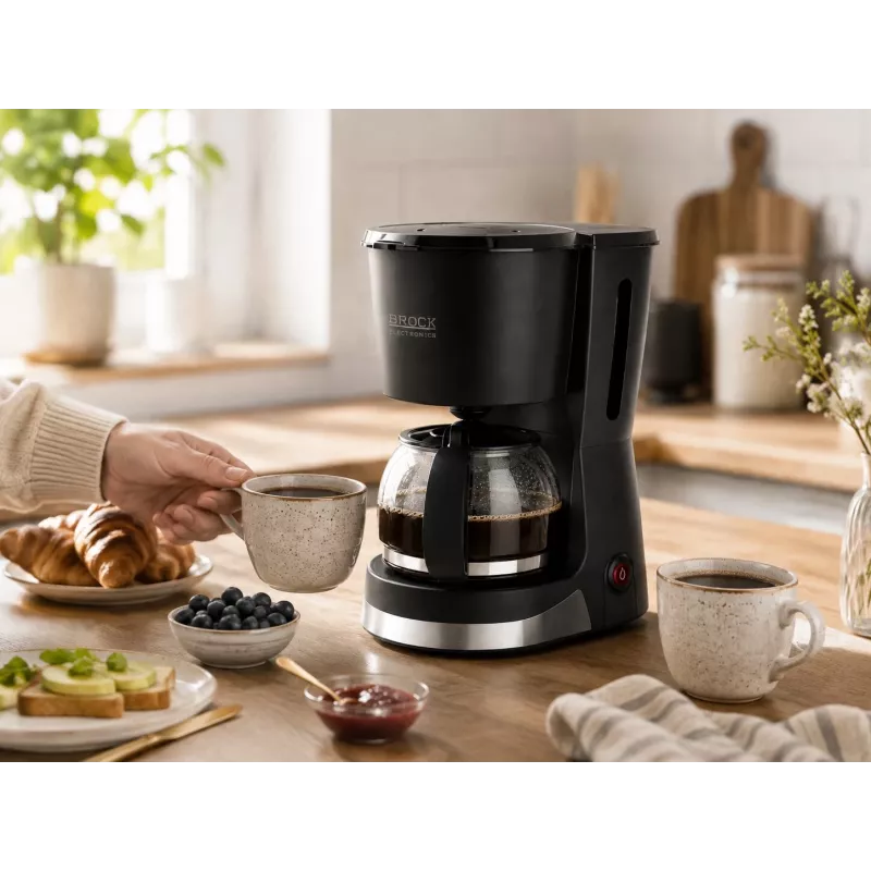 Brock CM 1501 SS filtrová kávovar 1,5L 915-1080W čierna