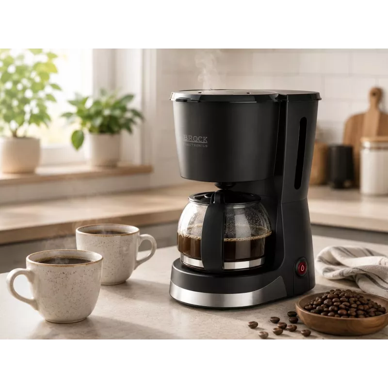 Brock CM 1501 SS filtrová kávovar 1,5L 915-1080W čierna