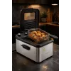Brock DF 3001 SS fritéza 3,2L 2200W čierna/nehrdzavejúca oceľ