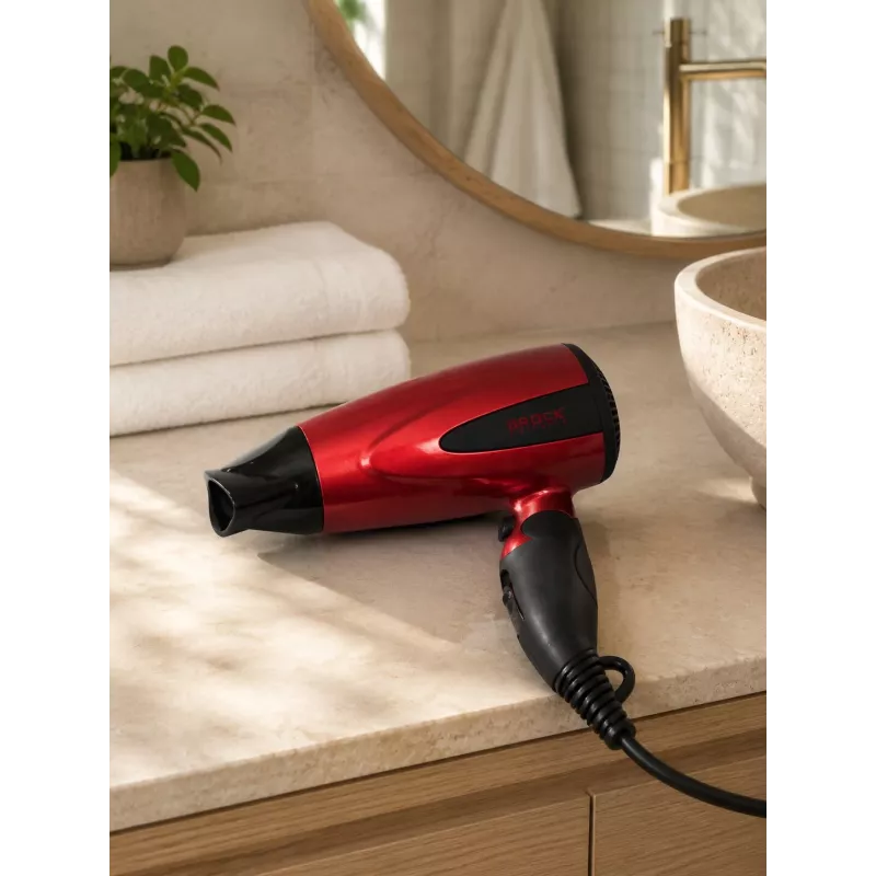 Brock HD 8501 RD fén na vlasy 1600W, červený