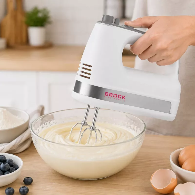 Brock HM 5003 WH ručný mixér 300W, biela