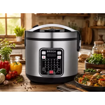 Brock MC 3203 multifunkčný hrniec 5L 900W čierna/nehrdzavejúca oceľ