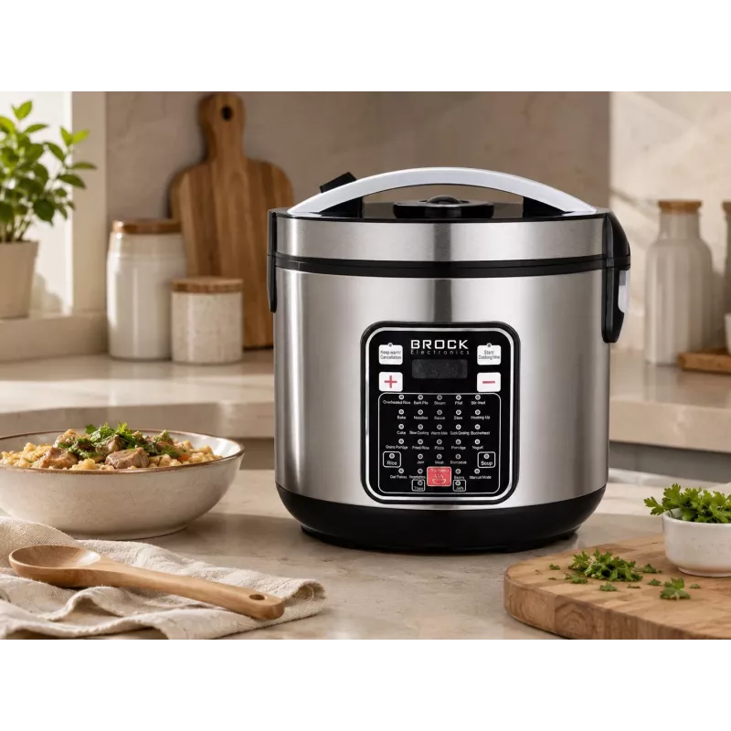Brock MC 3203 multifunkčný hrniec 5L 900W čierna/nehrdzavejúca oceľ