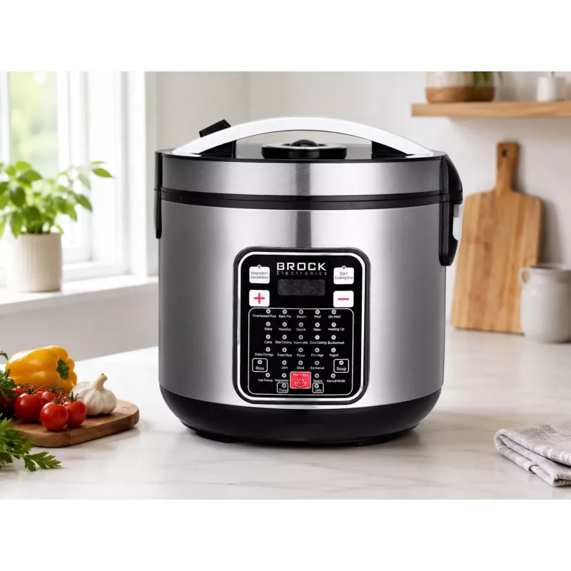 Brock MC 3203 multifunkčný hrniec 5L 900W čierna/nehrdzavejúca oceľ