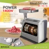 Brock MG 1601 SS mlynček na mäso 1400W, červená/oceľ