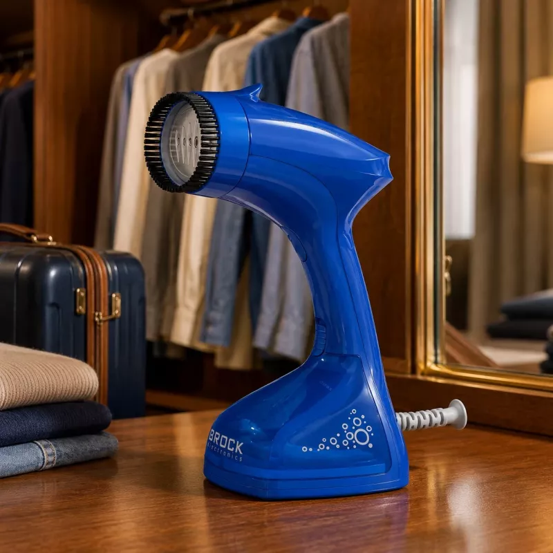 Brock PSI 2201 BL parná žehlička 1600 W keramická žehliaca plocha 200 ml modrá