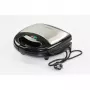 Brock SSM 2004 SS 3-in-1 sendvičovač, vaflovač a orechovač, 750W, čierna/nehrdzavejúca oceľ