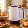 Brock WK 08 PR elektrická kanvica 1,7L 2000W biela/fialová