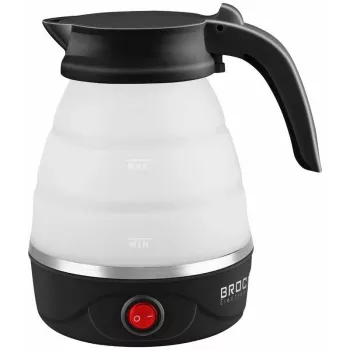 Brock WK 0904 BK skladacia cestovná kanvica 0,5L 500W, čierna/biela