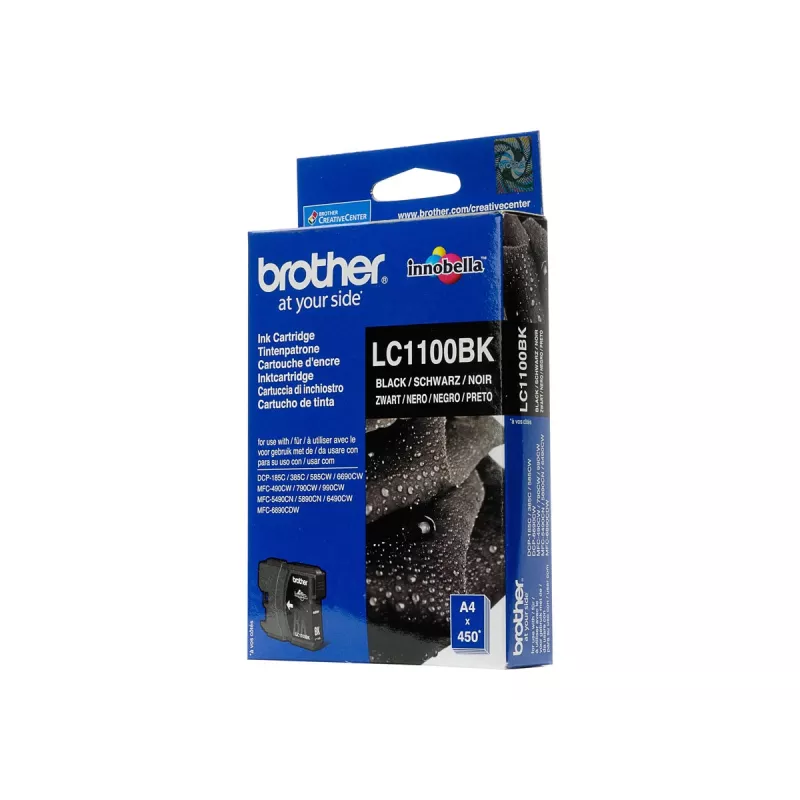 Brother LC1100BK originálna čierna atramentová kazeta (300 strán)