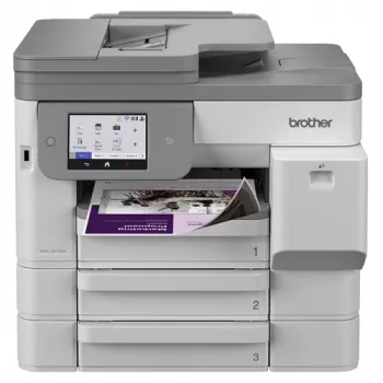 Brother MFC-J5117DW A3 farebná atramentová multifunkčná tlačiareň s tlačou, kopírovaním, skenovaním, faxovaním, duplex, Wi-Fi, Ethernet, USB, 250-listový zásobník papiera, 50-listový ADF, dotykový displej, biela