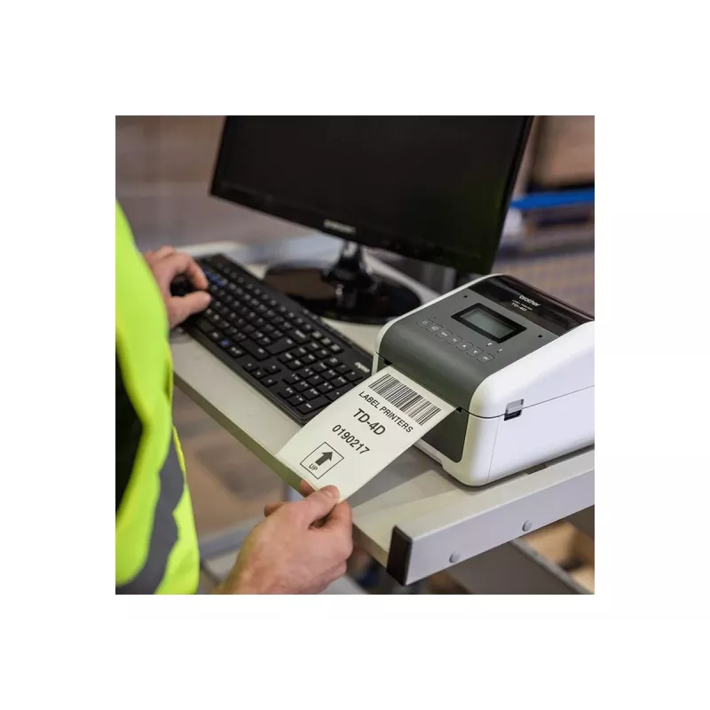 Brother TD-4455DNWB Stolná tlačiareň štítkov, 4 in, 203 dpi, LAN/Bluetooth/Wi-Fi