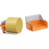 BRUDER 02353 trojstranný sklápač s nákladným boxom a vidlicami, mierka 1:16, zelený/sivý