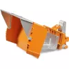 BRUDER 02353 trojstranný sklápač s nákladným boxom a vidlicami, mierka 1:16, zelený/sivý