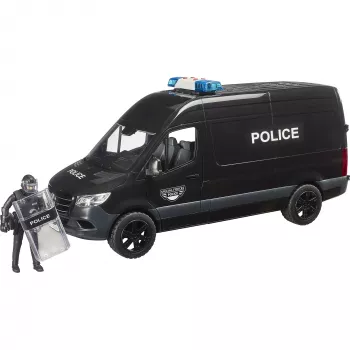 BRUDER bworld MB Sprinter Police Special Forces dodávka 1:16 so svetlom a zvukom