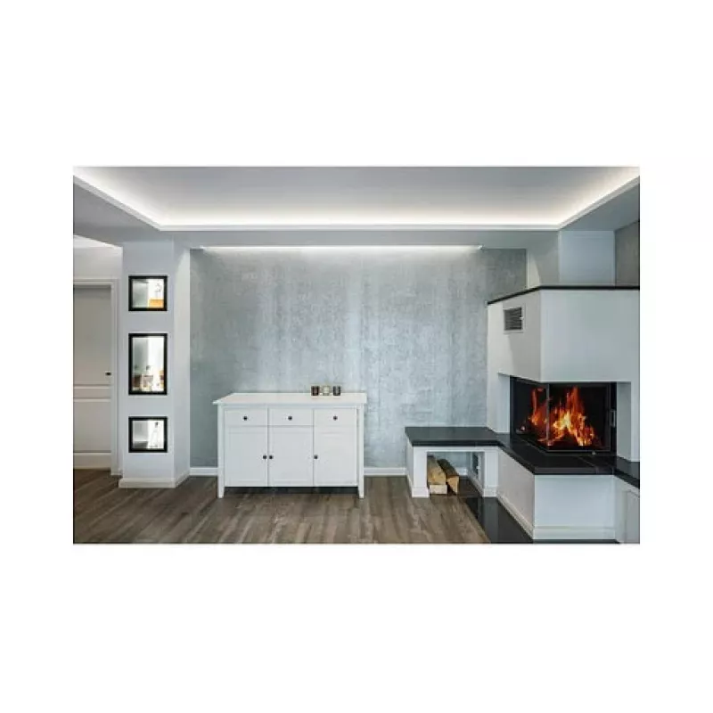 Brumberg 15891260 AB profilová sada QUALITYFLEX hliník - 2m nadstavbový profil pre LED pásy s opálovým difúzorom