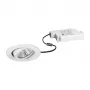 Brumberg 39353073 DAMITA LED stropné svietidlo okrúhle biele 6W 230V IP65 otočné stmievateľné fázovým rezom 3000K teplá biela