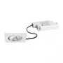 Brumberg 39365073 sada vstavaných LED svietidiel BB05 štvorcová biela 3000K 6W 230V stmievateľné fázou otočné