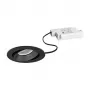 Brumberg 39379183 sada vstavaných svietidiel BB35 Round Black 830 Phase 7W 230V Swivel Recessed LED Spotlight