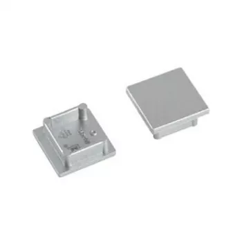Brumberg 53039260 sada koncoviek pre QUALITYFLEX LED profily, strieborná, plast