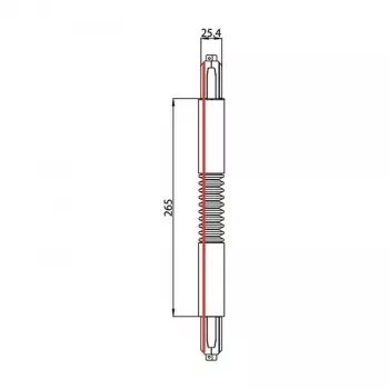 Brumberg 87131080 Flexibilný spoj 3-fázovej koľajnice, čierny