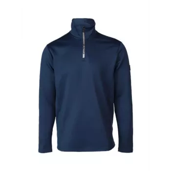 Brunotti Heros fleece pánsky sveter na zips XXL Night Blue