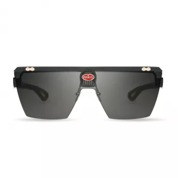 BUGATTI MAN 01A-RG slnečné okuliare Pilot Aviator acetát čierna sivá UV400