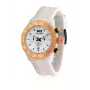 BULTACO H1PW43C-CW1 dámske analógové quartzové hodinky 43 mm biely kožený remienok