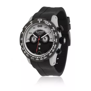 BULTACO MAN H1PA48C-SA1 48mm quartzové analógové hodinky čierny silikónový remienok