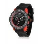 BULTACO MAN H1PO48C-SB2 48mm quartzové analógové hodinky čierny ciferník kožený remienok