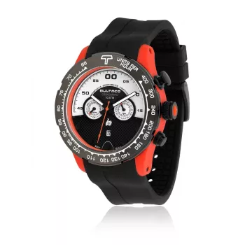 BULTACO MAN H1PO48C-SW1 48 mm quartz analógové hodinky čierna silikón