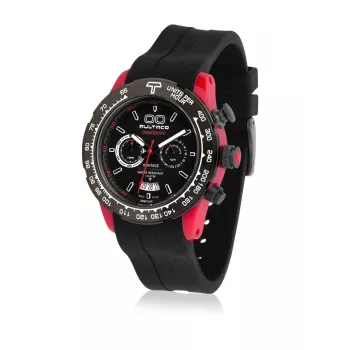 BULTACO MAN H1PR43C-CB1 43 mm analógové quartz hodinky čierna koža