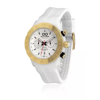 BULTACO MAN H1PW43C-CW2 43mm quartz analógové hodinky čierny ciferník kožený remienok
