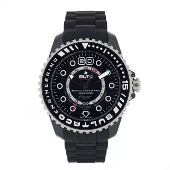 BULTACO WATCH MAN BLPB45A-CB1 (45 mm) quartz analógové nerezová oceľ silikón čierna