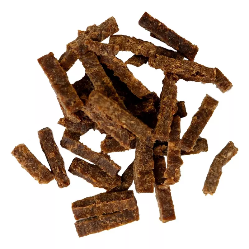 BULTI Jerky Sticks bohaté na hovädzí pamlsky pre mačky 60g