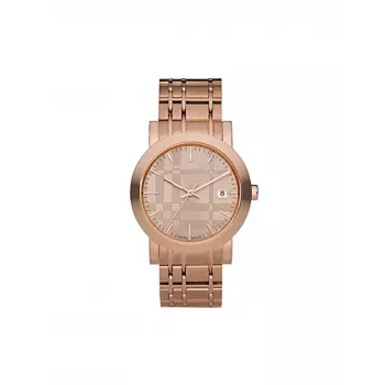 Burberry BU1864 pánske hodinky 38 mm čierna koža