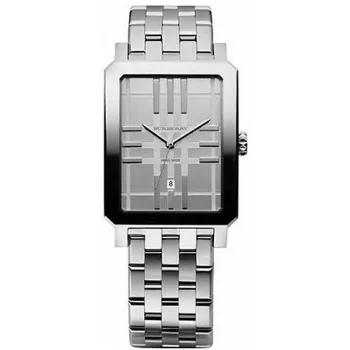 Burberry BU1900 Pánske quartzové hodinky 35mm Nerezová oceľ Strieborný ciferník