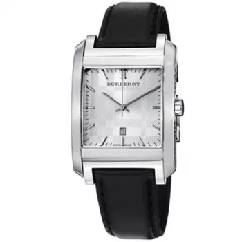 Burberry pánske hodinky BU1570 40mm nerezová oceľ hnedá koža