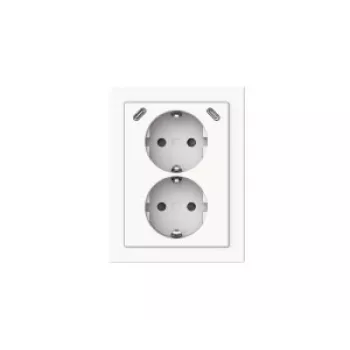 BUSCH-JAEGER 2TKA00006023 Safety+ USB-C dvojzásuvka, alpská biela