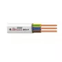 BVV-P 2x1,5 mm² plochý prúdový kábel 100m biely
