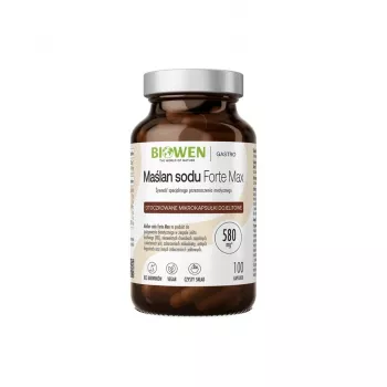 BWN BIOWEN butyrát sodný 580 mg – doplnok výživy pre ľudí – 100 kapsúl