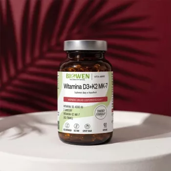 BWN BIOWEN vitamín D3 + K2 MK-7 doplnok stravy – 90 kapsúl