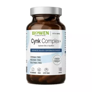 BWN BIOWEN Zinc 3X Immunity – výživový doplnok pre ľudí – 100 kapsúl