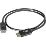 C2G 5,0 m DisplayPort kábel so zaistením, konektor-konektor, čierny 84403