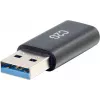 C2G USB C na USB adaptér - SuperSpeed USB adaptér - 5 Gbit/s - USB-C samica na USB-A samec - USB 3.0 - zalievaný - čierny