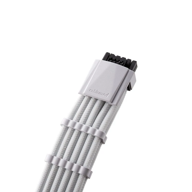 CableMod C-Series PRO ModMesh 12VHPWR Cable Kit pre Corsair RM, RMi, RMx (Black Label) - biela