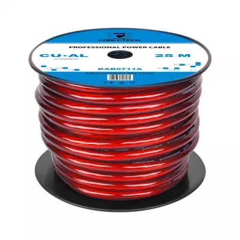 CABLETECH 2 AWG 12mm OD medeno-hliníkový automobilový napájací kábel (10m rolka)