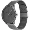 CALVIN KLEIN MAN 25200030 40mm quartz analógové hodinky strieborné nerezové mesh