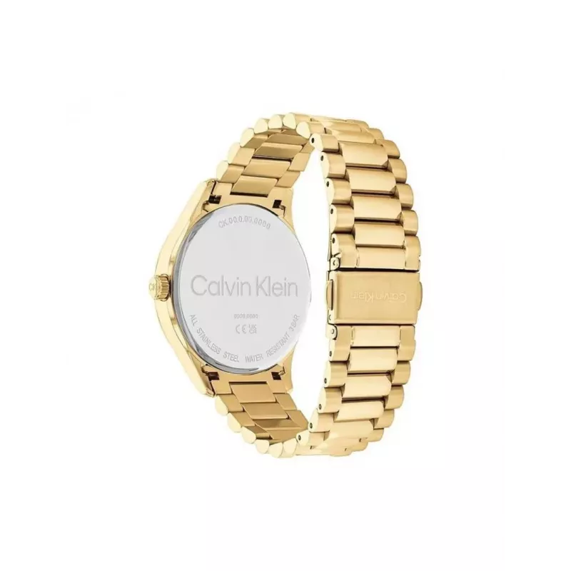Calvin Klein pánske hodinky 25200229 40 mm strieborná ušľachtilá oceľ čierna koža
