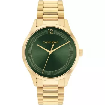 Calvin Klein pánske hodinky 25200229 40 mm strieborná ušľachtilá oceľ čierna koža
